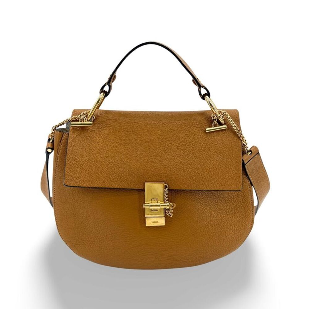 Chloé Drew Bijou Shoulder Bag Medium Brown